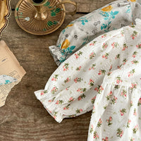 Load image into Gallery viewer, Baby Girls Flower Print Rompers Wholesale 230129521
