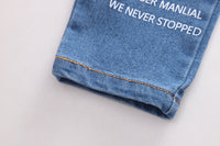 Load image into Gallery viewer, 2 Pieces Set Baby Kid Girls Letters Blouses And Jeans Wholesale 230129578
