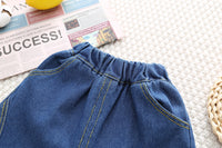 Load image into Gallery viewer, 2 Pieces Set Baby Kid Boys Striped Alphabet Polo Shirts And Solid Color Pants Wholesale 230129705
