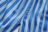 Load image into Gallery viewer, 2 Pieces Set Baby Kid Boys Letters Checked Cartoon Print Shirts And Striped Pants Wholesale 230129716
