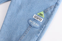 Load image into Gallery viewer, 3 Pieces Set Baby Kid Boys Solid Color Shirts And Checked Crochet Vests Waistcoats And Letters Pants Wholesale 230129717
