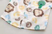 Load image into Gallery viewer, 2 Pieces Set Baby Kid Boys Animals Cartoon Print Shirts And Pants Wholesale 230129726
