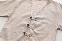 Load image into Gallery viewer, 3 Pieces Set Baby Kid Boys Solid Color Jackets Outwears And Checked Shirts And Pants Wholesale 230129727
