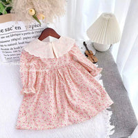 Load image into Gallery viewer, Baby Kid Girls Flower Print Dresses Wholesale 230201125
