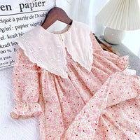 Load image into Gallery viewer, Baby Kid Girls Flower Print Dresses Wholesale 230201125
