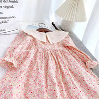 Load image into Gallery viewer, Baby Kid Girls Flower Print Dresses Wholesale 230201125
