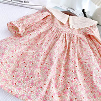 Load image into Gallery viewer, Baby Kid Girls Flower Print Dresses Wholesale 230201125
