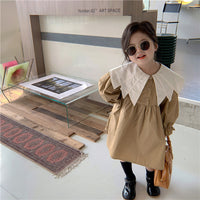 Load image into Gallery viewer, Baby Kid Girls Color-blocking Dresses Wholesale 230201154
