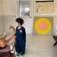 Load image into Gallery viewer, Baby Kid Girls Solid Color Jumpsuits Wholesale 230201196
