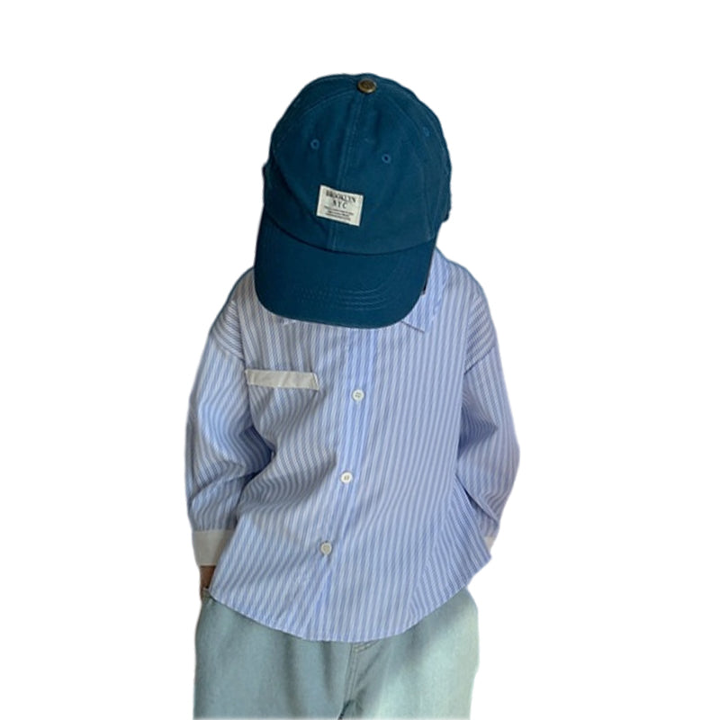 Baby Kid Unisex Striped Shirts Wholesale 230201199