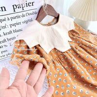 Load image into Gallery viewer, Baby Kid Girls Flower Print Dresses Wholesale 230201203
