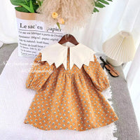Load image into Gallery viewer, Baby Kid Girls Flower Print Dresses Wholesale 230201203
