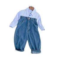 Load image into Gallery viewer, Baby Kid Girls Striped Jumpsuits Wholesale 230201216
