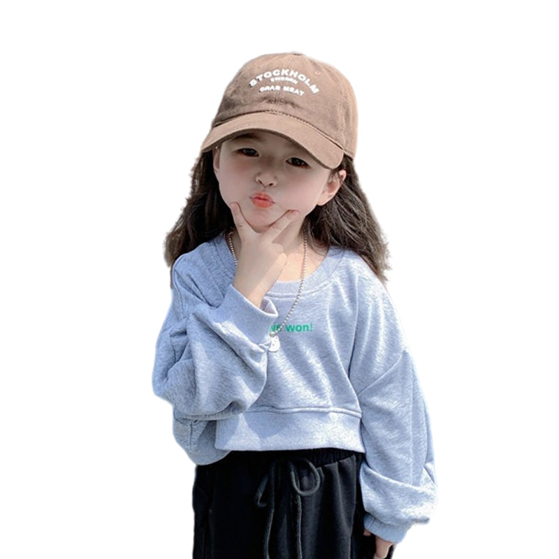 Baby Kid Girls Letters Hoodies Sweatshirts Wholesale 230201286