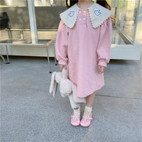 Load image into Gallery viewer, Baby Kid Girls Cartoon Embroidered Print Dresses Wholesale 230201288
