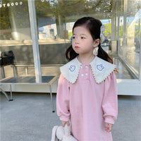 Load image into Gallery viewer, Baby Kid Girls Cartoon Embroidered Print Dresses Wholesale 230201288
