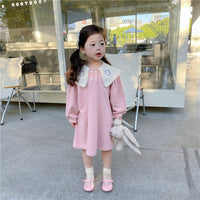 Load image into Gallery viewer, Baby Kid Girls Cartoon Embroidered Print Dresses Wholesale 230201288
