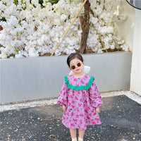 Load image into Gallery viewer, Baby Kid Girls Flower Print Dresses Wholesale 230201298
