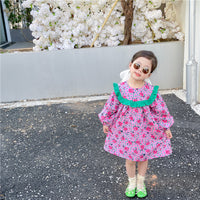 Load image into Gallery viewer, Baby Kid Girls Flower Print Dresses Wholesale 230201298
