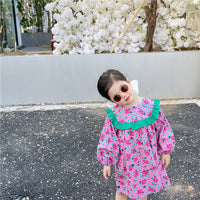 Load image into Gallery viewer, Baby Kid Girls Flower Print Dresses Wholesale 230201298
