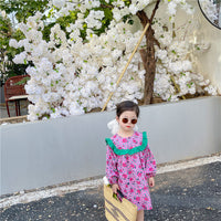 Load image into Gallery viewer, Baby Kid Girls Flower Print Dresses Wholesale 230201298
