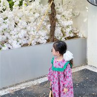 Load image into Gallery viewer, Baby Kid Girls Flower Print Dresses Wholesale 230201298
