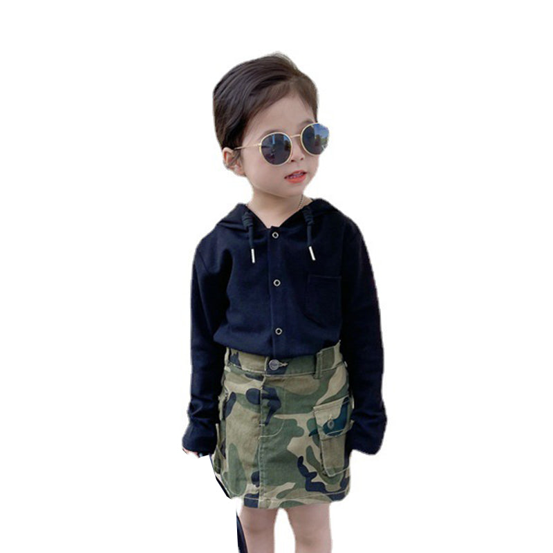 Baby Kid Girls Solid Color Tops Wholesale 230201301