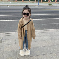 Load image into Gallery viewer, Baby Kid Girls Solid Color Coats Wholesale 230201313
