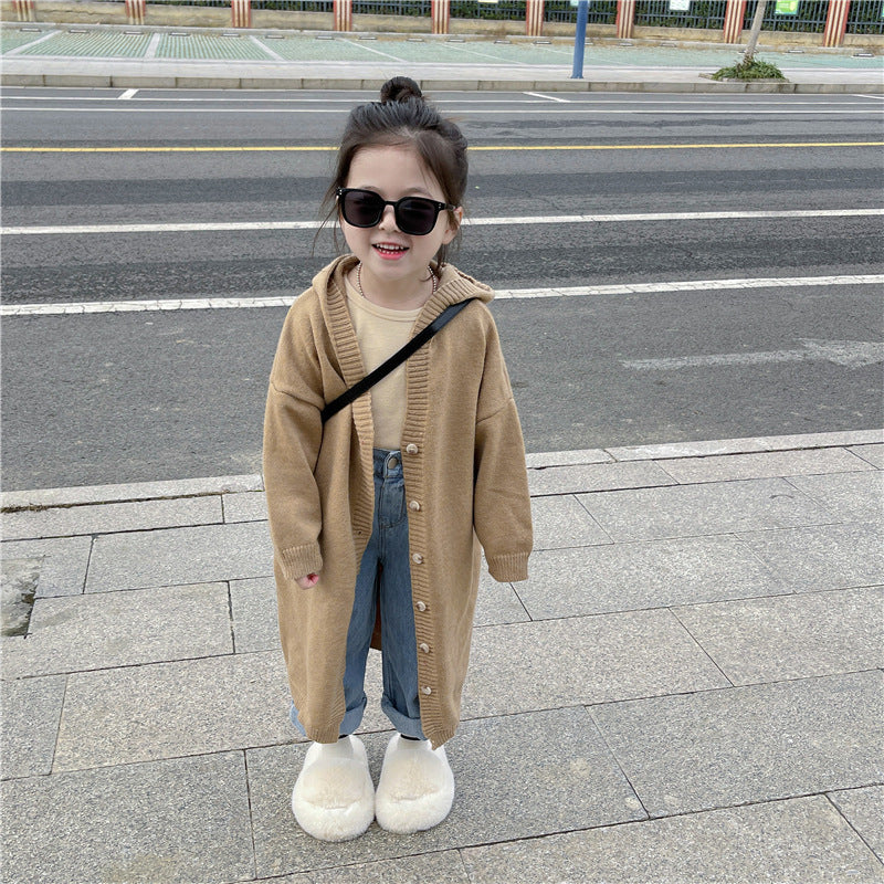 Baby Kid Girls Solid Color Coats Wholesale 230201313
