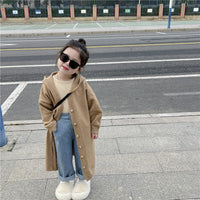 Load image into Gallery viewer, Baby Kid Girls Solid Color Coats Wholesale 230201313
