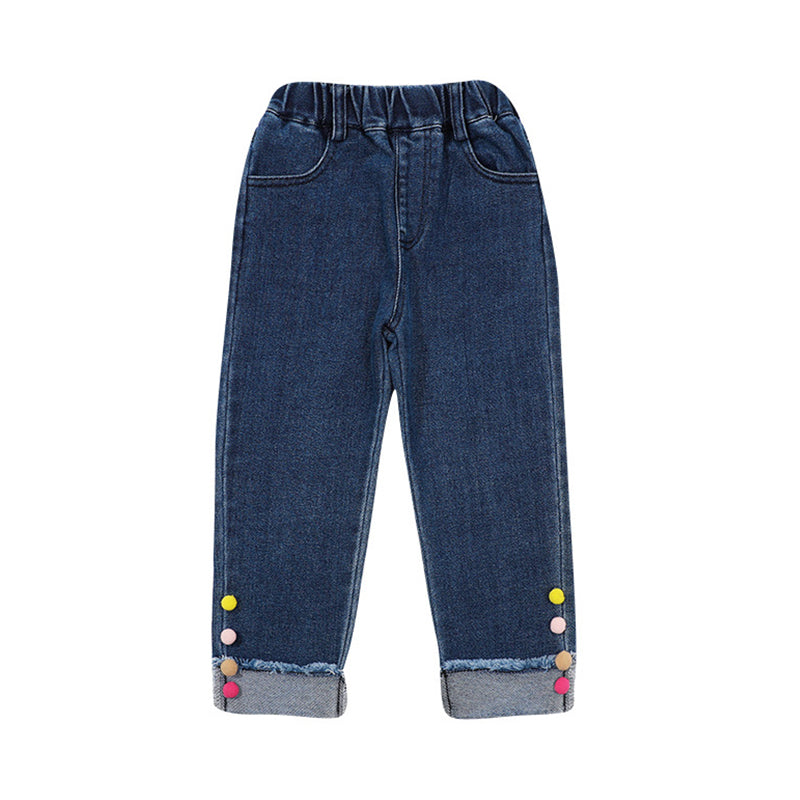 Baby Kid Girls Solid Color Pants Jeans Wholesale 230201316