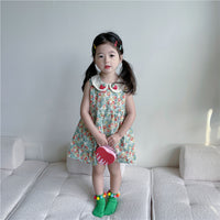 Load image into Gallery viewer, Baby Kid Girls Flower Fruit Print Dresses Wholesale 230201335
