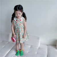 Load image into Gallery viewer, Baby Kid Girls Flower Fruit Print Dresses Wholesale 230201335
