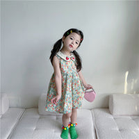 Load image into Gallery viewer, Baby Kid Girls Flower Fruit Print Dresses Wholesale 230201335

