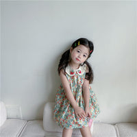 Load image into Gallery viewer, Baby Kid Girls Flower Fruit Print Dresses Wholesale 230201335
