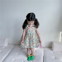 Load image into Gallery viewer, Baby Kid Girls Flower Fruit Print Dresses Wholesale 230201335

