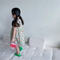 Load image into Gallery viewer, Baby Kid Girls Flower Fruit Print Dresses Wholesale 230201335
