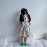 Load image into Gallery viewer, Baby Kid Girls Flower Fruit Print Dresses Wholesale 230201335
