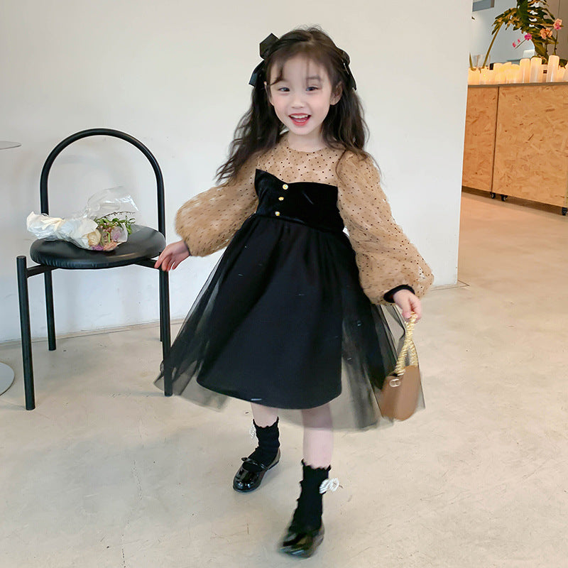 Baby Kid Girls Lace Dresses Wholesale 230201475