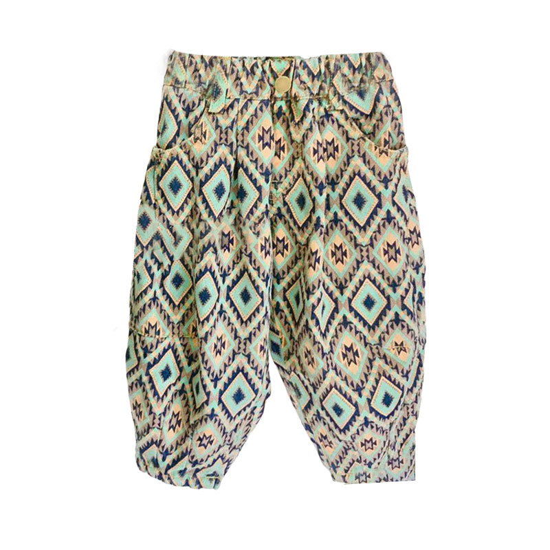 Baby Kid Unisex Checked Pants Wholesale 23020169
