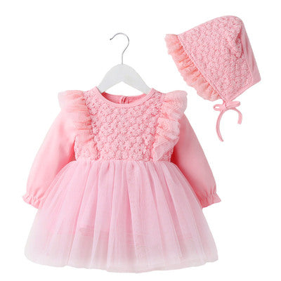 Baby Girls Solid Color Rompers Wholesale 23020602