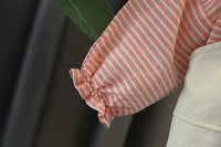 Load image into Gallery viewer, 2 Pieces Set Baby Kid Girls Striped Print Tops And Cartoon Jumpsuits Wholesale 23020606
