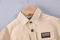 Load image into Gallery viewer, 2 Pieces Set Baby Kid Boys Letters Tops And Solid Color Shorts Wholesale 230206114
