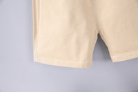 Load image into Gallery viewer, 2 Pieces Set Baby Kid Boys Letters Tops And Solid Color Shorts Wholesale 230206114
