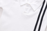 Load image into Gallery viewer, 2 Pieces Set Baby Kid Boys Striped Polo Shirts And Shorts Wholesale 230206125
