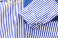 Load image into Gallery viewer, 2 Pieces Set Baby Kid Boys Striped Letters Cartoon Print Shirts And Jeans Wholesale 230206152
