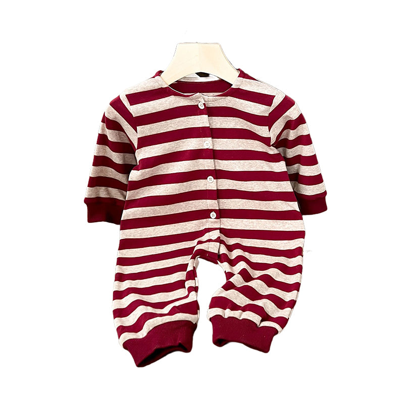 Baby Unisex Striped Jumpsuits Wholesale 230206158