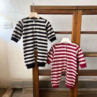 Load image into Gallery viewer, Baby Unisex Striped Jumpsuits Wholesale 230206158
