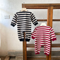 Load image into Gallery viewer, Baby Unisex Striped Jumpsuits Wholesale 230206158
