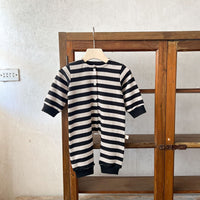 Load image into Gallery viewer, Baby Unisex Striped Jumpsuits Wholesale 230206158

